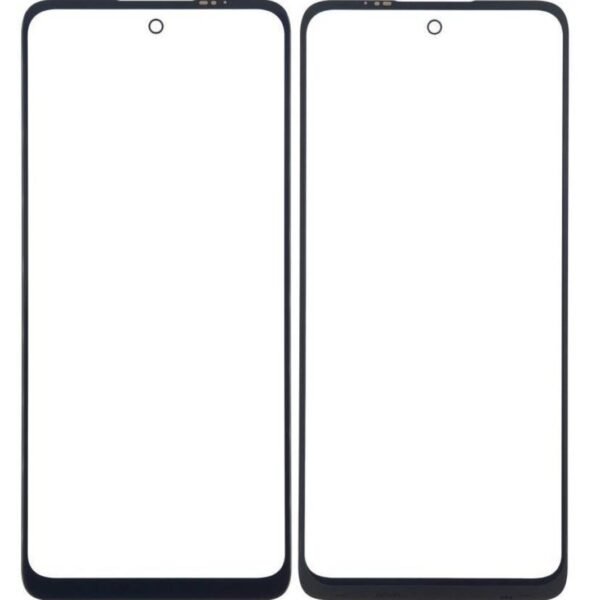 Front Glass for Motorola Moto G22 - Black