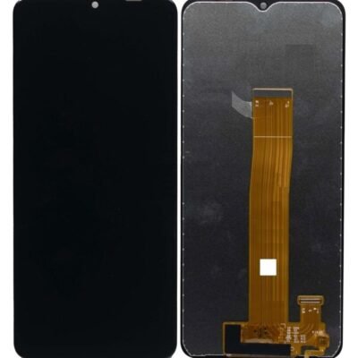 LCD with Touch Screen for Samsung Galaxy M12- Black (display glass combo folder)