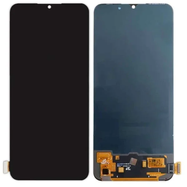 OLED Display for Oppo F15 - Black (display glass combo folder)