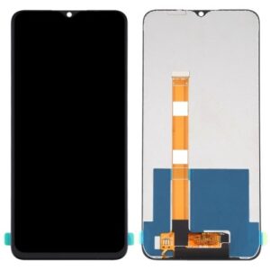LCD with Touch Screen for Realme C12 - Black (display glass combo folder)