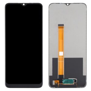 LCD with Touch Screen for Realme C25Y - Black (display glass combo folder)