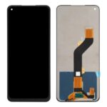 LCD with Touch Screen for Tecno Spark 6 - Black (display glass combo folder)