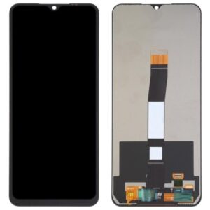 LCD with Touch Screen for Xiaomi Redmi 10 Power - Black (display glass combo folder)