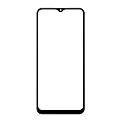 Front Glass for Realme C3 - Black