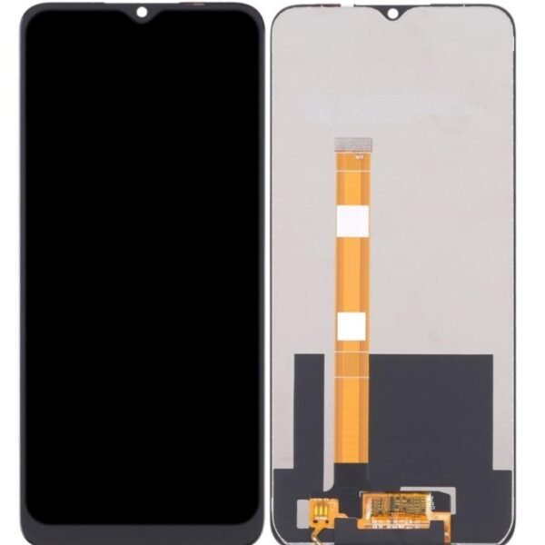 LCD with Touch Screen for Realme C21Y - Black (display glass combo folder) | ORIGINAL SET REMOVE FRESH