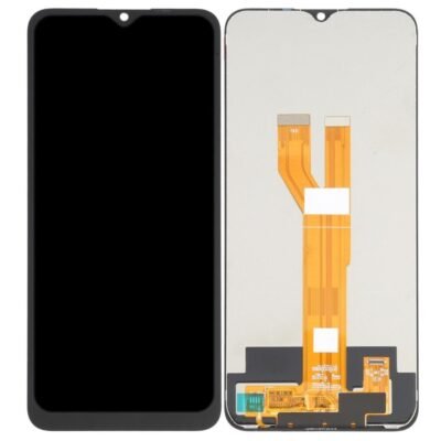 LCD with Touch Screen for Realme C20 - Black (display glass combo folder)