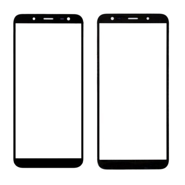 Front Glass for Samsung Galaxy J6 - Black