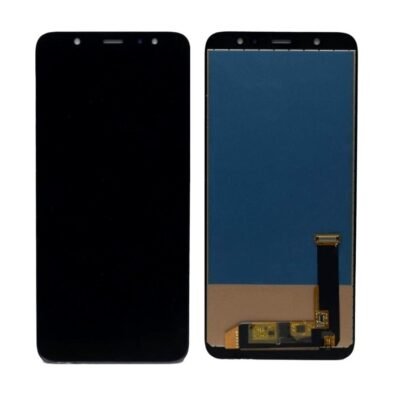 LCD with Touch Screen for Samsung Galaxy A6 Plus (2018) - Black (display glass combo folder) OLED