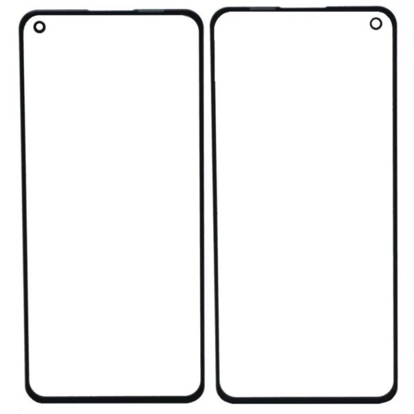 Front Glass for Xiaomi 11 Lite 5G NE - Black