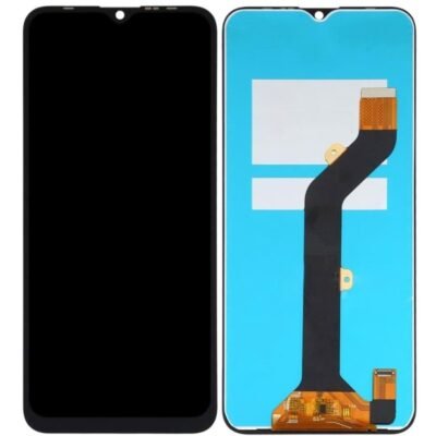 LCD with Touch Screen for Tecno Spark 8 | KG6K- Black (display glass combo folder)