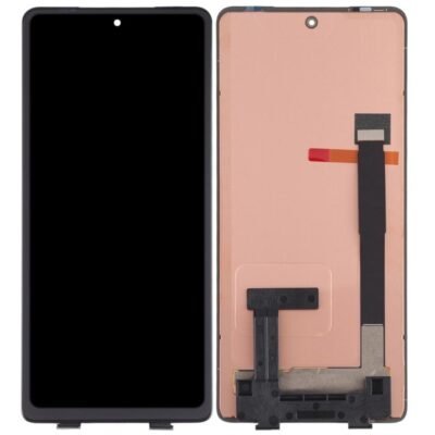 LCD with Touch Screen for Motorola Edge 20 - Black (display glass combo folder) | OLED | Bazzarking