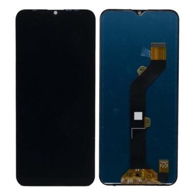LCD with Touch Screen for Tecno Spark 6 Go - Black (display glass combo folder)