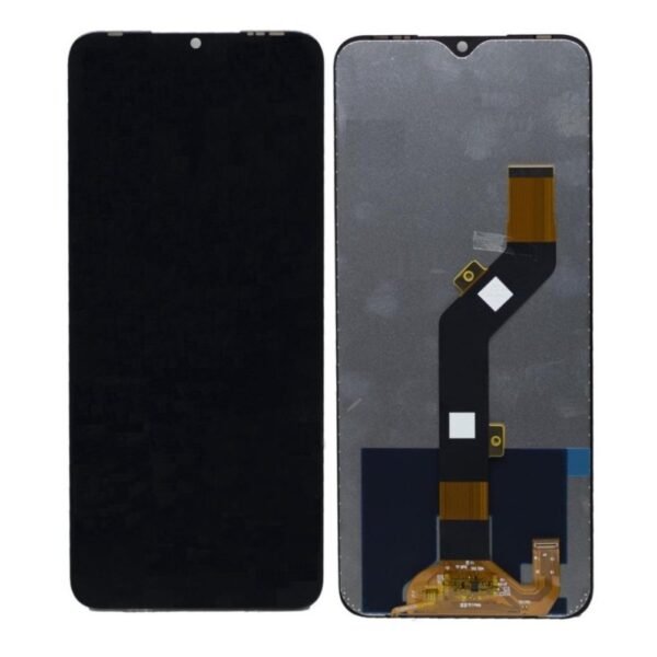 LCD with Touch Screen for Infinix Smart 4 Plus - Black (display glass combo folder)