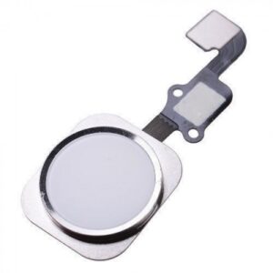 Home Button Complete for Apple iPhone 6s White - Outer Plastic with Inner Flex