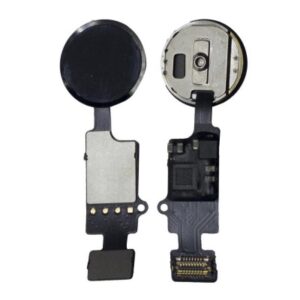 Home Button Complete for Apple iPhone 7 Black - Outer Plastic with Inner Flex