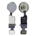Home Button Complete for Apple iPhone 7 White - Outer Plastic with Inner Flex
