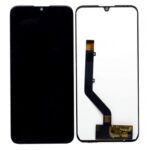 LCD with Touch Screen for Lava Z66 - Black (display glass combo folder)