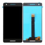 LCD with Touch Screen for Nokia 2.1 - Black (display glass combo folder)