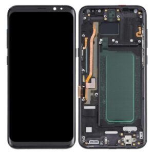 LCD with Touch Screen for Samsung Galaxy S8 - Black (display glass combo folder) | with frame