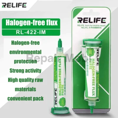 Relife RL-422-IM Lead-free Halogen-free Solder Paste Special Flux For Motherboard & Ic