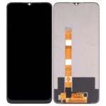 LCD with Touch Screen for Realme Narzo 50A - Black (display glass combo folder)