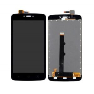 LCD with Touch Screen for Motorola Moto C - Black (display glass combo folder)