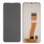 LCD with Touch Screen for Samsung Galaxy A02s- Black (display glass combo folder) | Crown