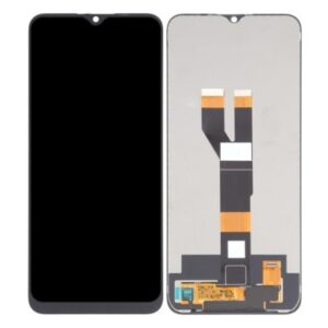 LCD with Touch Screen for Realme C11 2021 - Black (display glass combo folder)