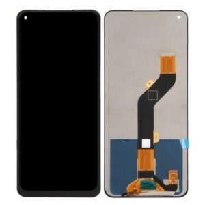 LCD with Touch Screen for Tecno Camon 16 - Black (display glass combo folder)