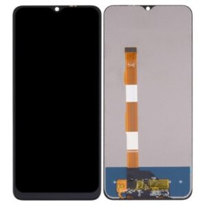 LCD with Touch Screen for Vivo Y16 - Black (display glass combo folder)