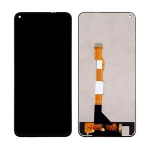 LCD with Touch Screen for Vivo Y30 - Black (display glass combo folder)
