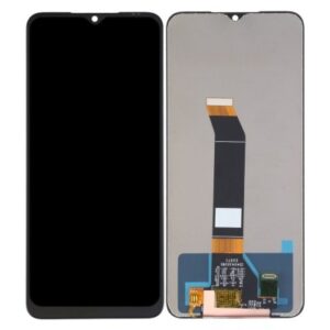 Display for Xiaomi Poco M5 - Black (display glass combo folder)