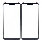Front Glass for Oppo A3s - Black