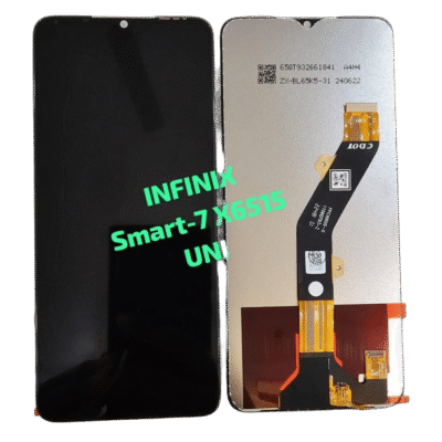 LCD with Touch Screen for Infinix Smart 7 | X6515 - Black (display glass combo folder)
