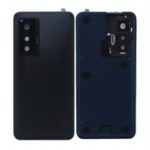 Back Panel Cover for Vivo X70 - Black (With Camera lens)