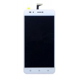 LCD with Touch Screen for Lava Z90 - White (display glass combo folder)