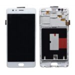 LCD with Touch Screen for OnePlus 3T - White (display glass combo folder)
