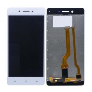 LCD with Touch Screen for Oppo F1 - White (display glass combo folder)