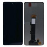 LCD with Touch Screen for Motorola Moto E32 - Black (display glass combo folder)
