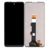 lcd with touch screen for motorola moto e40 black by Bazzarking