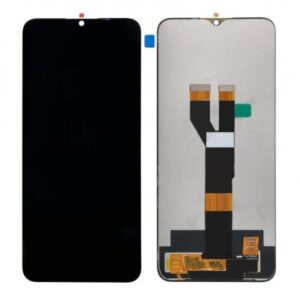 LCD with Touch Screen for Realme C21 - Black (display glass combo folder)
