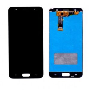 LCD with Touch Screen for Tecno i7 - Black (display glass combo folder)