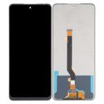 LCD with Touch Screen for Tecno Spark 8T | KG6P - Black (display glass combo folder)