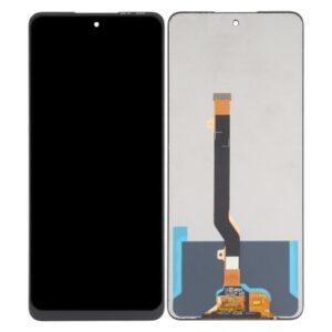 LCD with Touch Screen for Tecno Spark 8T | KG6P - Black (display glass combo folder)