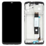 LCD with Touch Screen for Xiaomi Redmi 9 Power - Black (display glass combo folder) (with frame) | Original