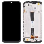 LCD with Touch Screen for Xiaomi Redmi 9A - Black (display glass combo folder) | ORIGINAL  WITH FRAME
