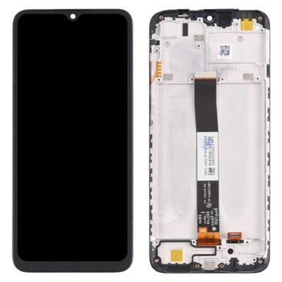 LCD with Touch Screen for Xiaomi Redmi 9A - Black (display glass combo folder) | ORIGINAL WITH FRAME