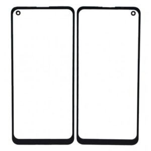 Front Glass for LG W41 Pro - Black