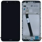 LCD with Touch Screen for Xiaomi Redmi 7A - Black (display glass combo folder) (with frame) | ORIGINAL