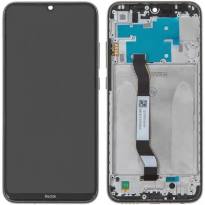 LCD with Touch Screen for Xiaomi Redmi Note 8 - Blue (display glass combo folder) (with frame) (Original)
